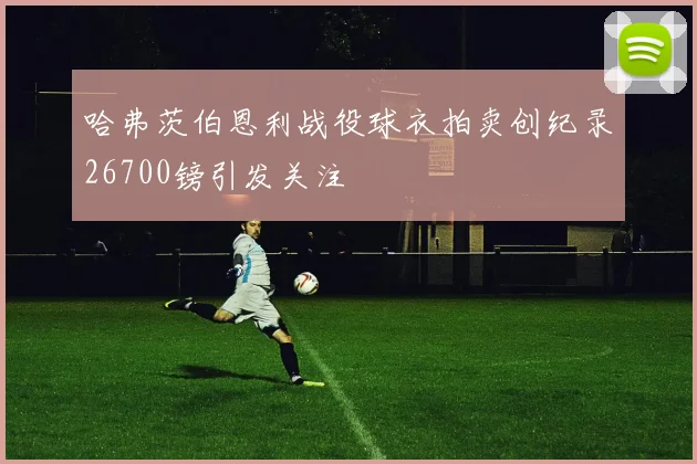 哈弗茨伯恩利战役球衣拍卖创纪录26700镑引发关注